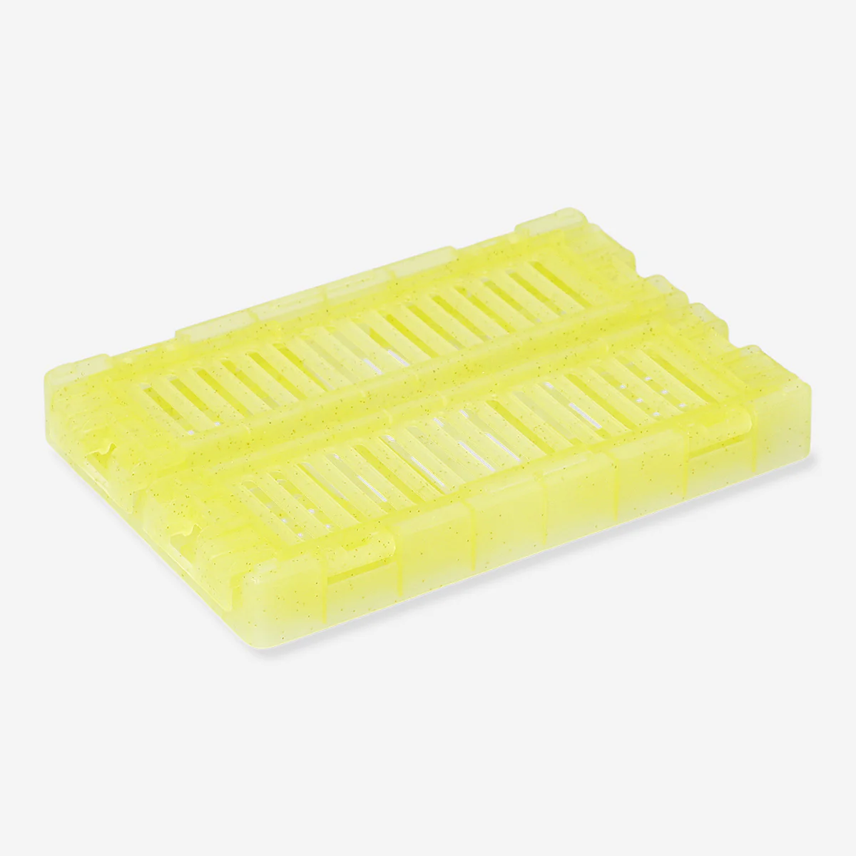 Sarı Şeffaf Katlanabilir Plastik Kasa 15 cm x 10 cm - Image 2
