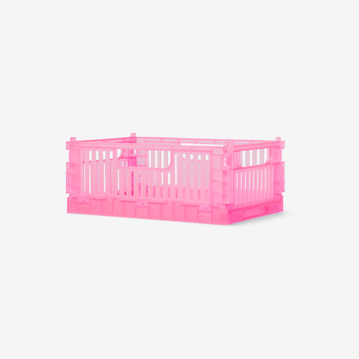 Şeffaf Pembe Katlanabilir Kasa