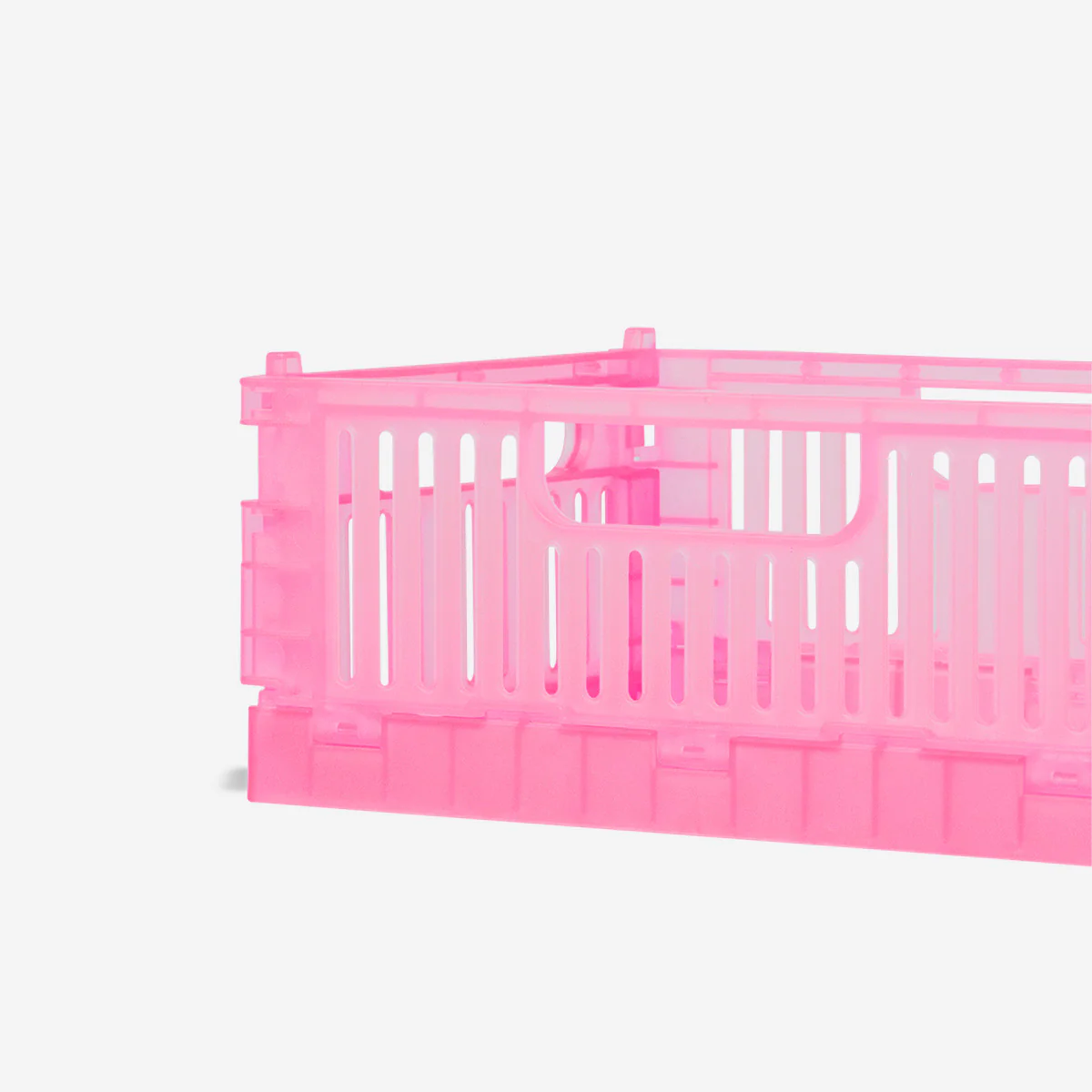 Şeffaf Pembe Katlanabilir Kasa - Image 2