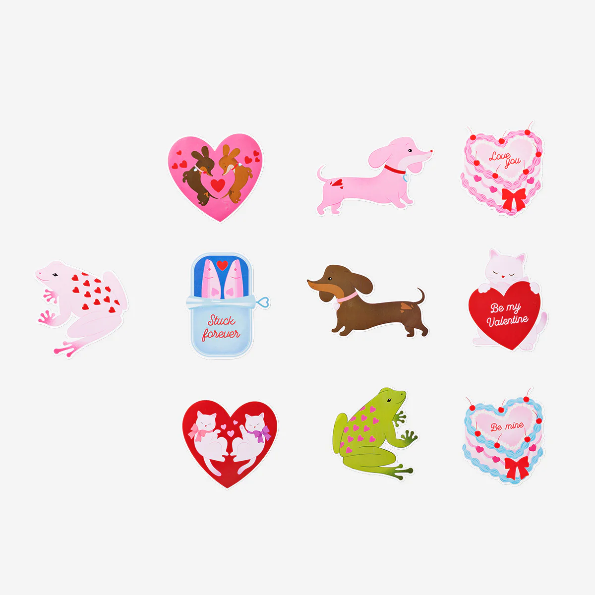 Sevgililer Günü Temalı Büyük Sticker Seti - Image 4