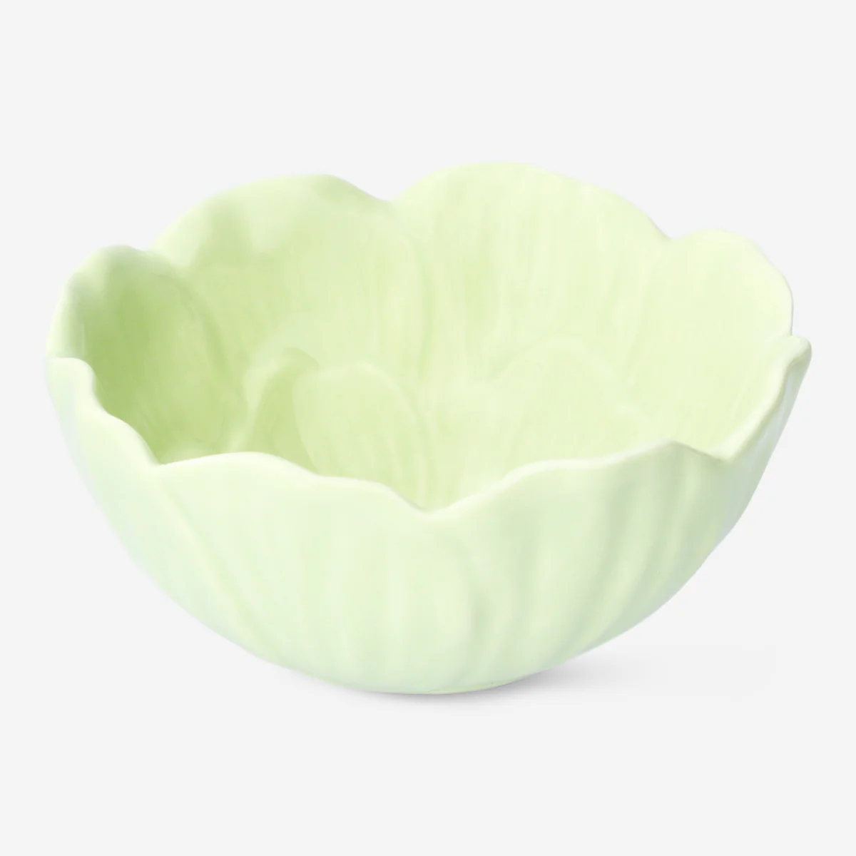 Yeşil Çiçek Şekilli Tabak 11,5 cm
