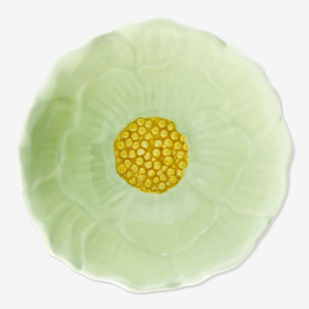 Yeşil Çiçek Şekilli Tabak 11,5 cm - Image 2