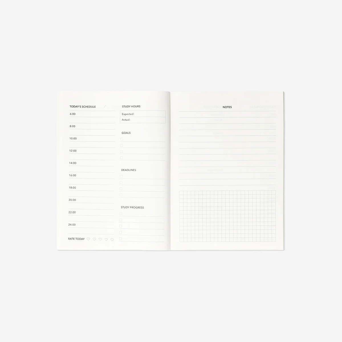 Yeşil Haftalık Çalışma Planlayıcı Defter - Image 2