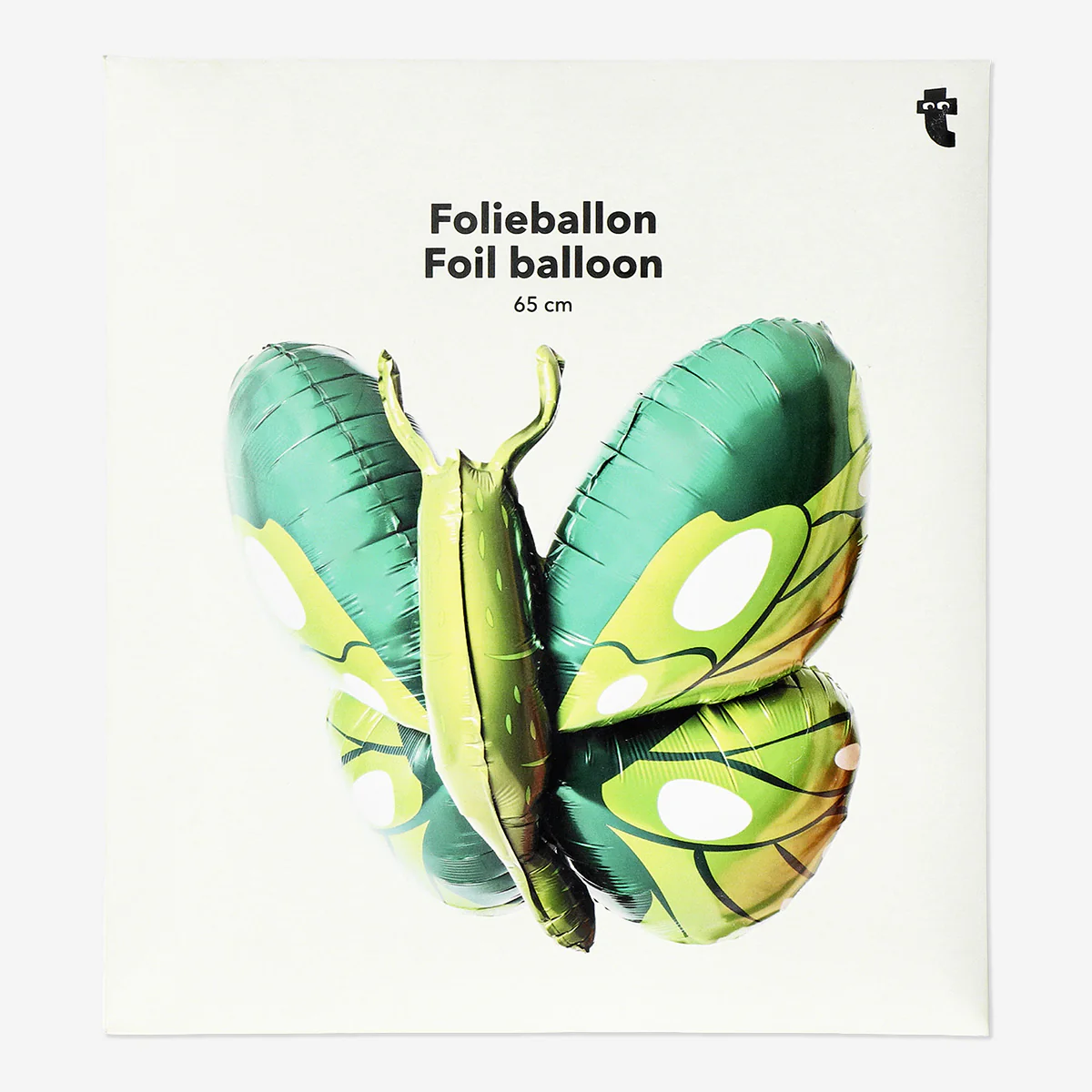 Yeşil Kelebek Şeklinde Folyo Balon - Image 3