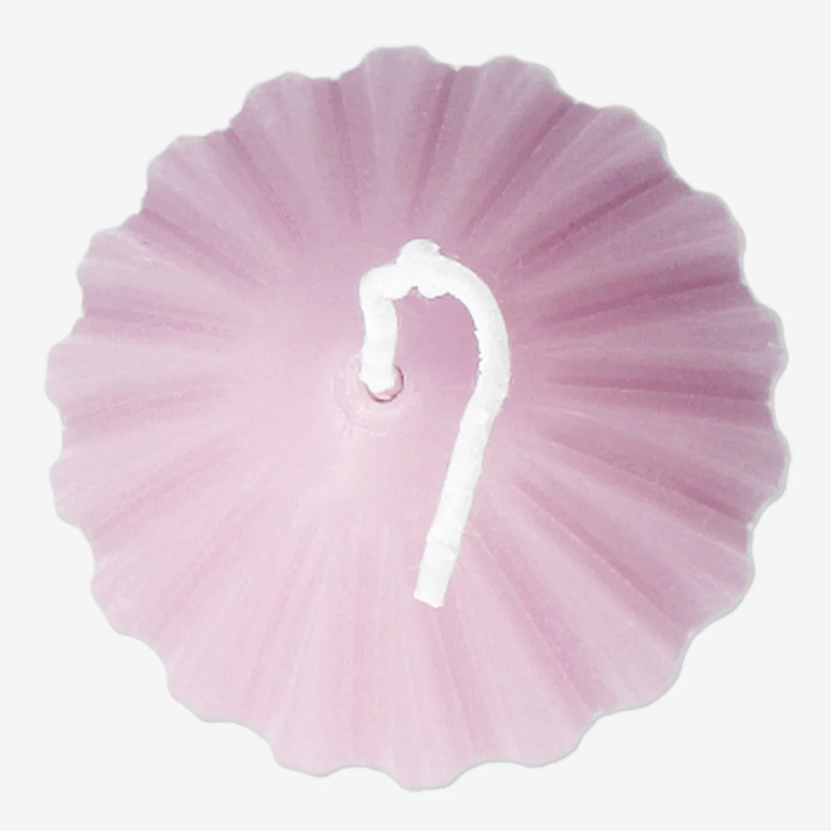 Yumurta Şeklinde Pembe Mum - Image 3